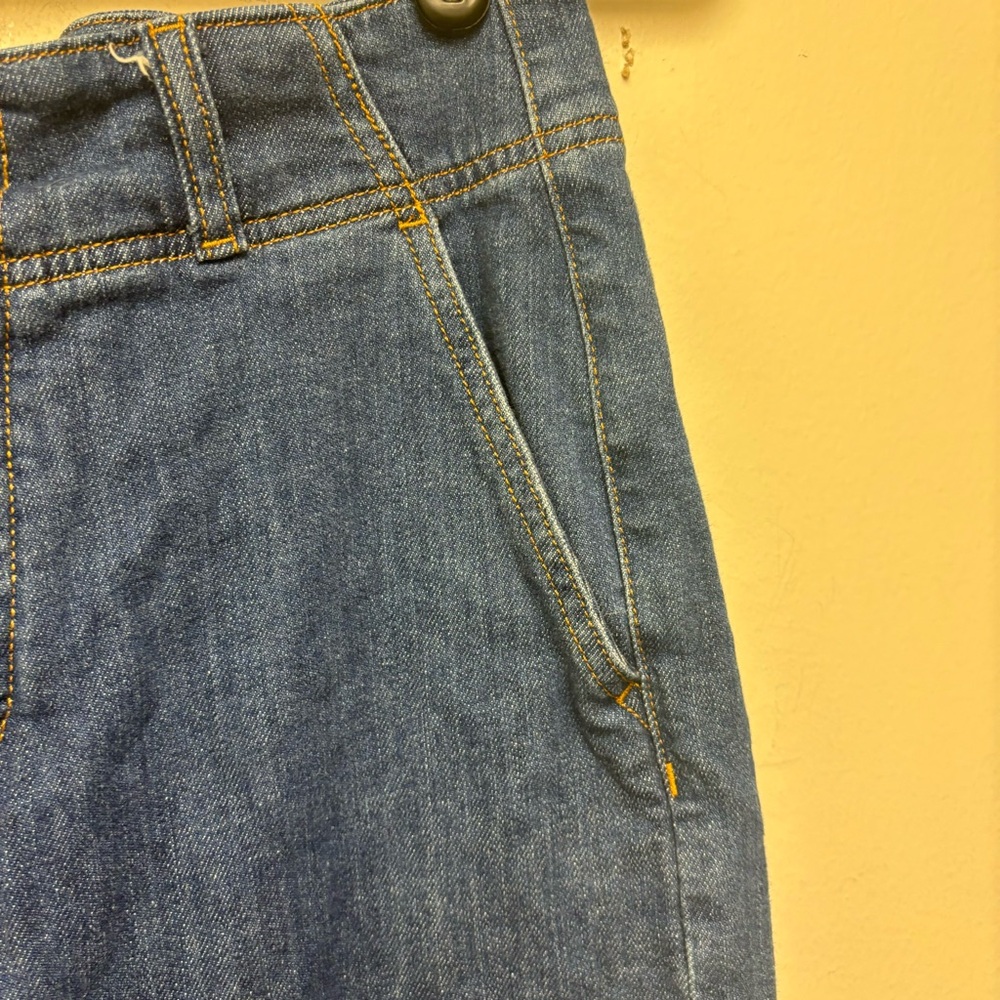 Anthropologie Pilcro Maisy Relaxed Cuff Mid Rise Straight Leg Jeans - Picture 7 of 16